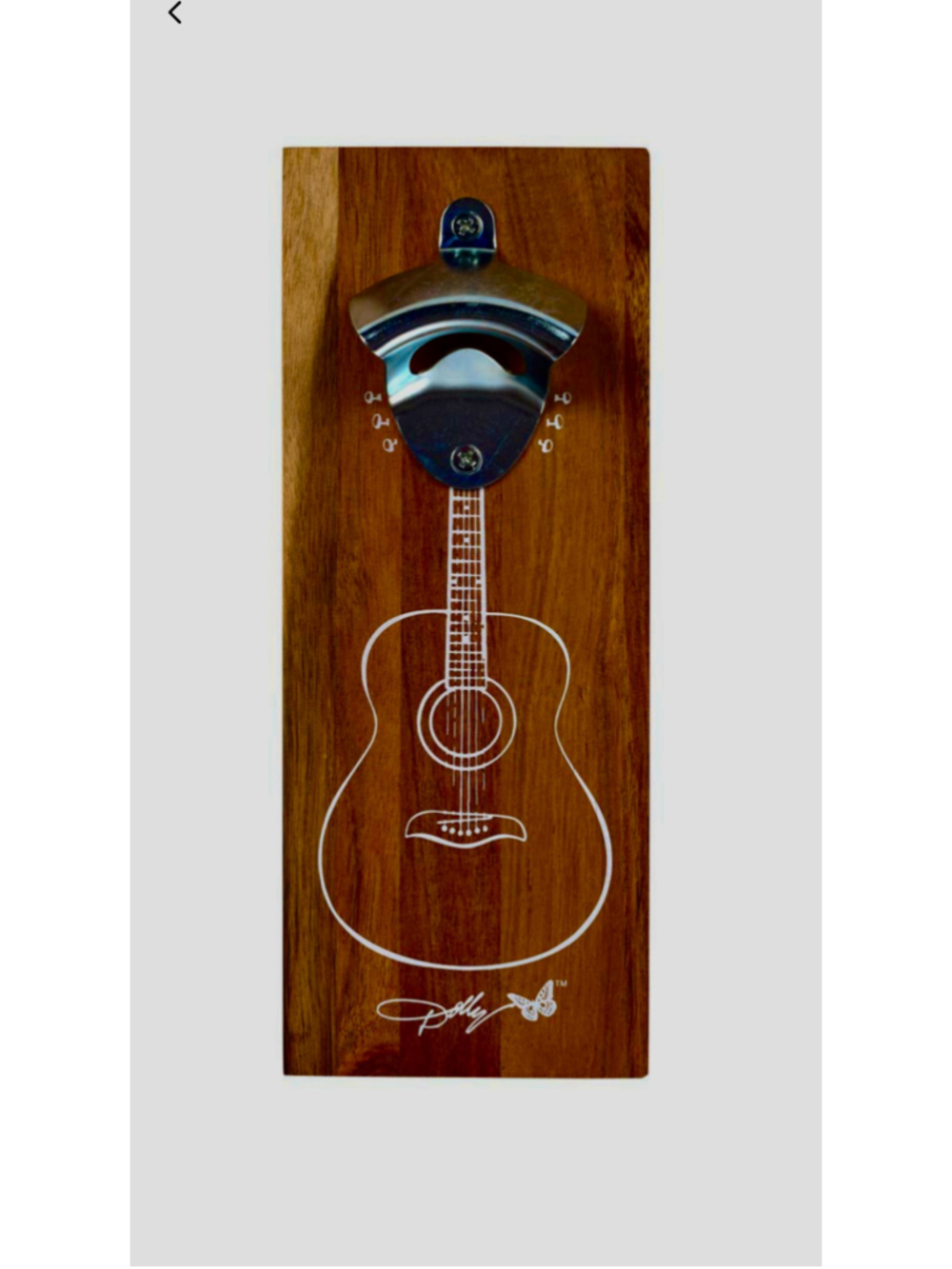 Dolly Parton Wooden Bottle Opener Collectible Memorabilia NEW 10” x 4”